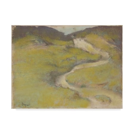 Trademark Fine Art Edgar Degas 'Pathway In A Field' Canvas Art, 18x24 BL01935-C1824GG